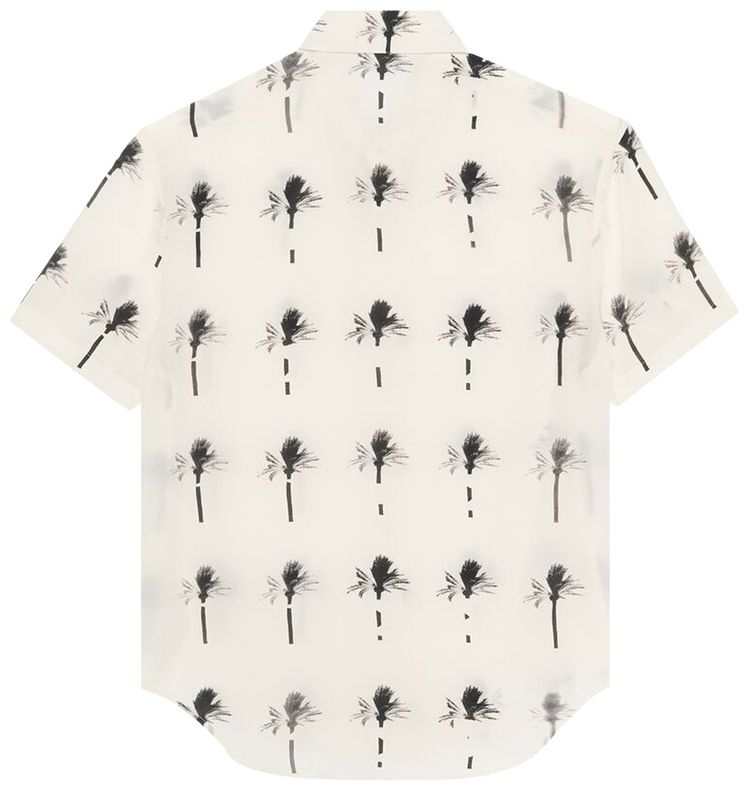Saint Laurent Chemise CDC Marking Paradise Shirt BeigeNoir