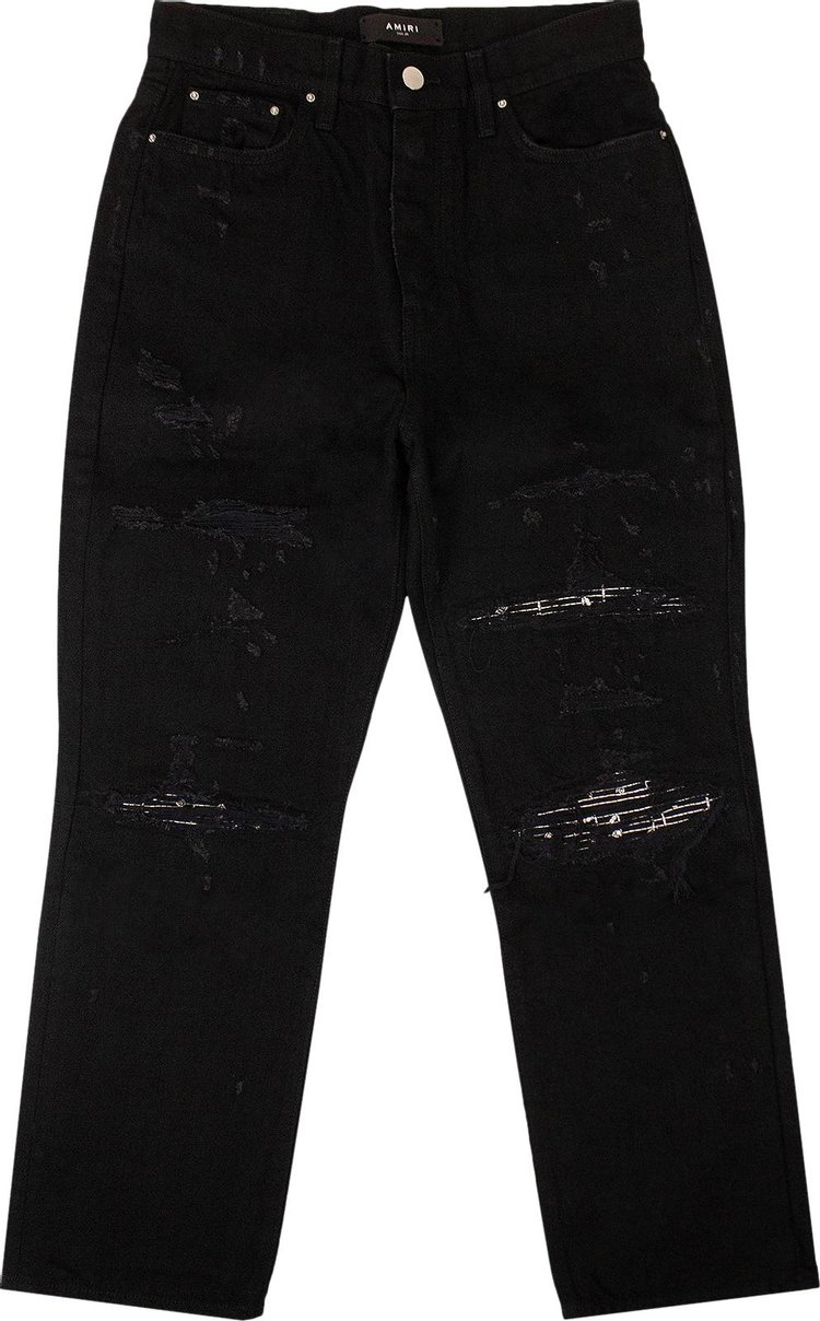 Buy Amiri Music Note Jeans 'Black' - W9W01187SDRGB BLAC | GOAT