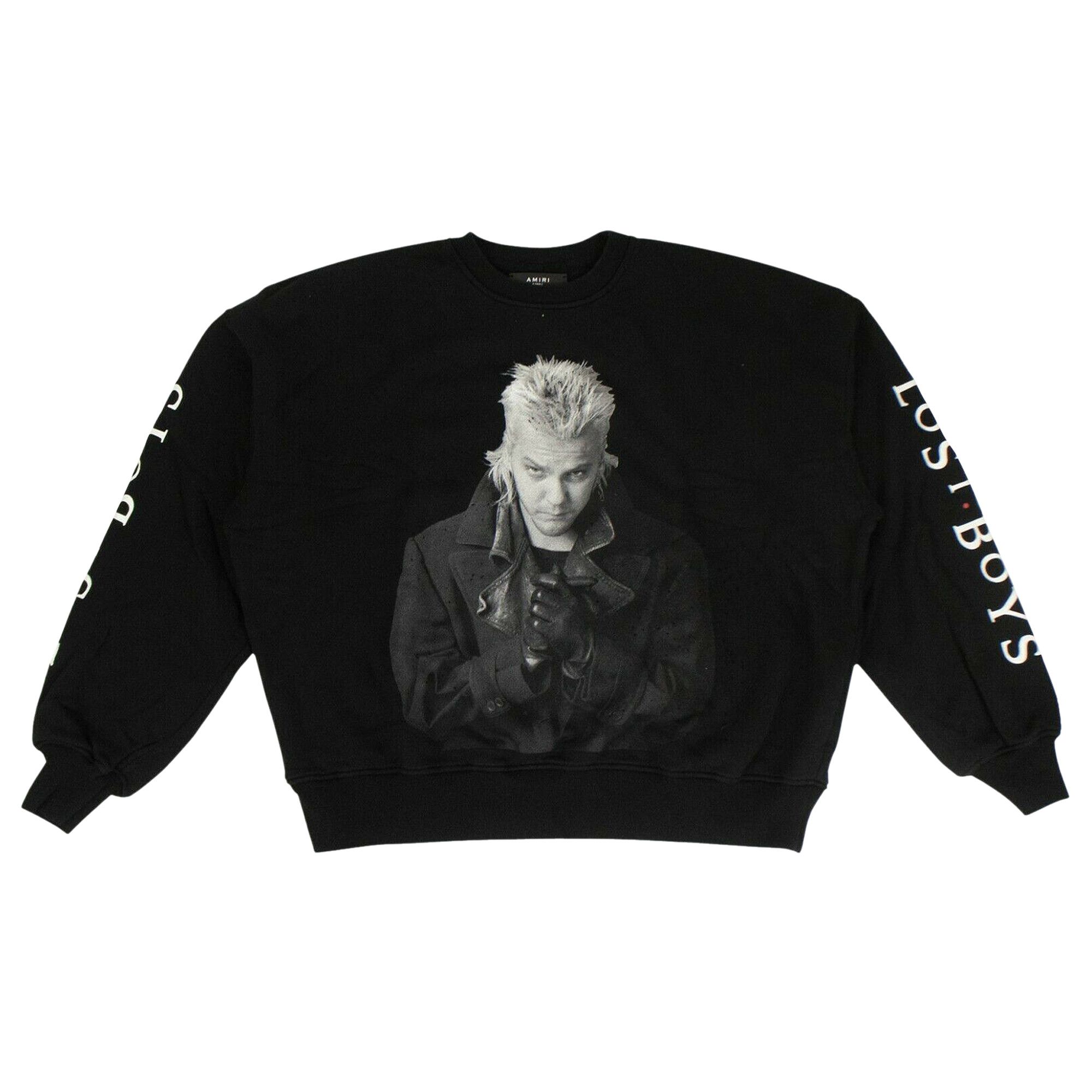 Buy Amiri Lost Boys Loose Fit Sweatshirt 'Black' - MKCRW LOBBLK BLAC | GOAT