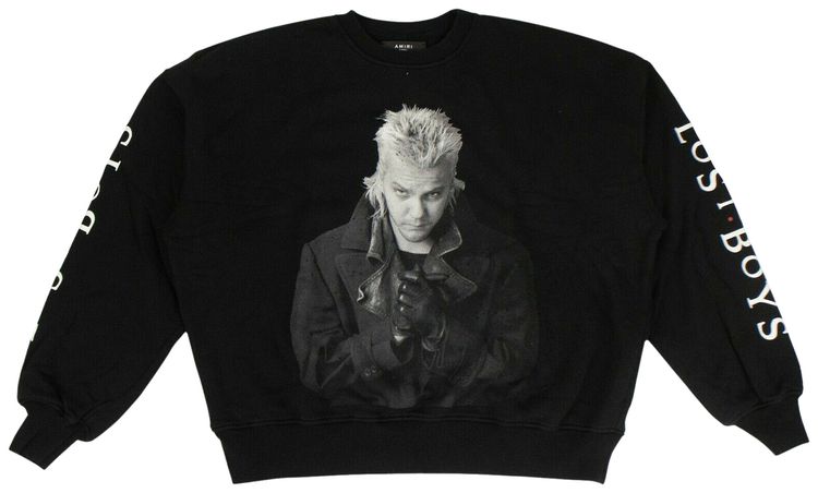 Amiri Lost Boys Loose Fit Sweatshirt Black