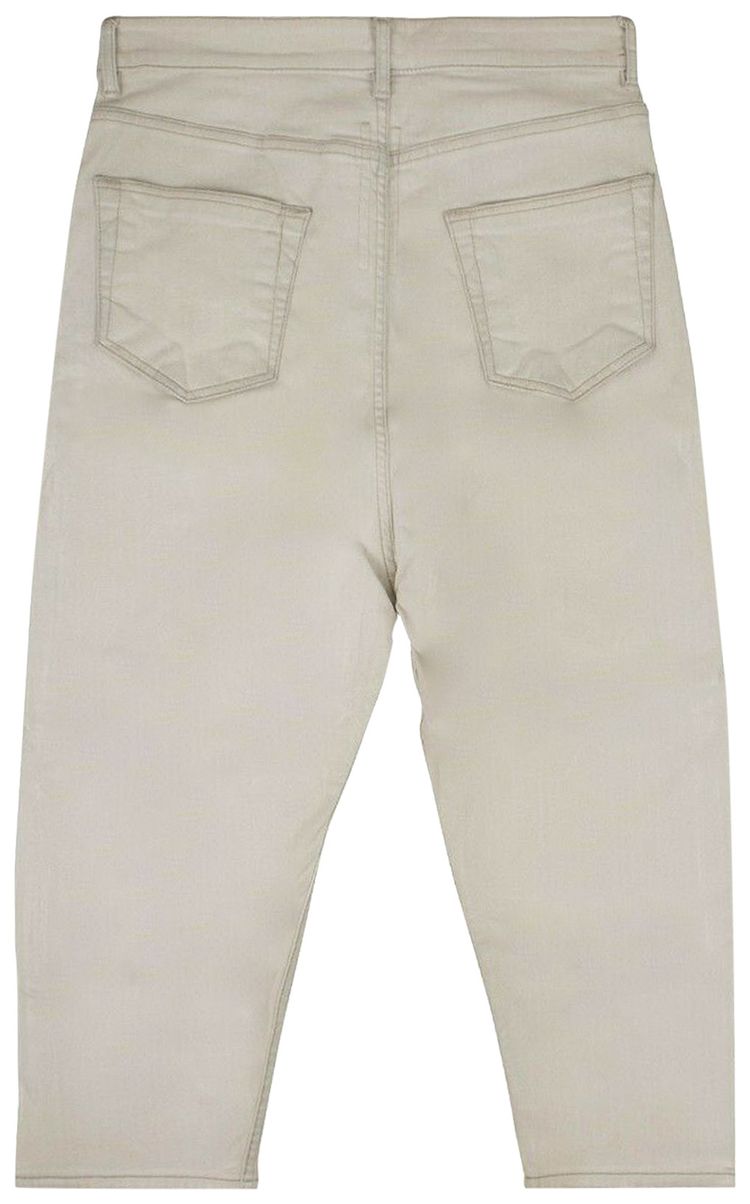 Rick Owens DRKSHDW Large Pocket Cropped Pant White