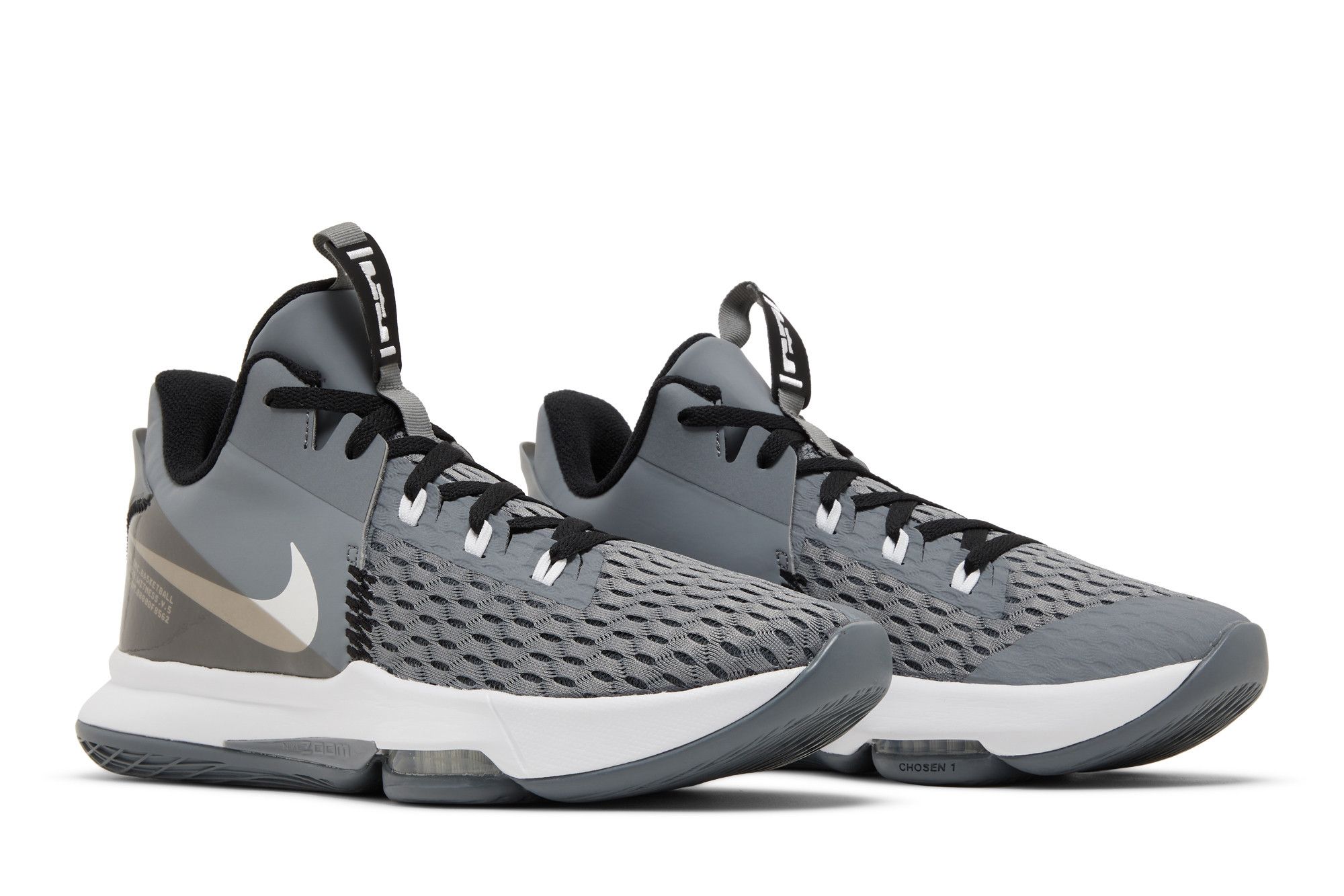 Size 13.0 LeBron Witness 5 Cool Grey