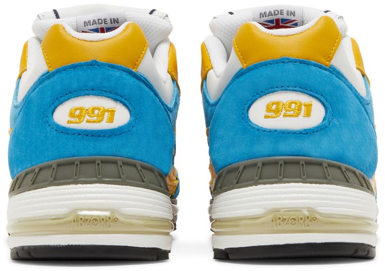 Sneakersnstuff x New Balance Wmns 991 Made in England Blue Yellow