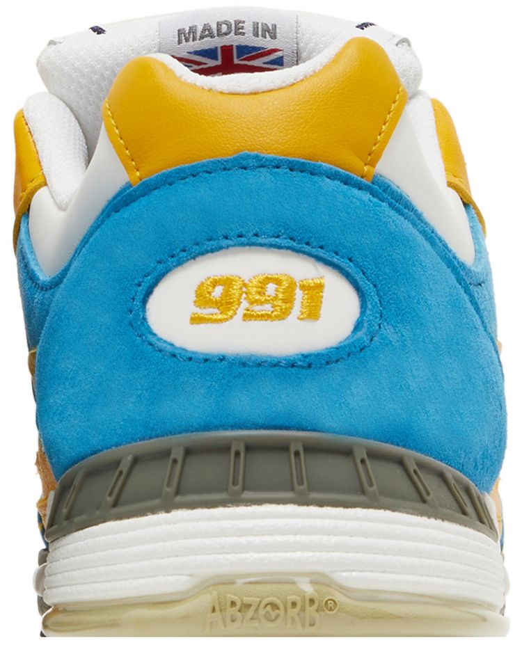Sneakersnstuff x New Balance Wmns 991 Made in England Blue Yellow