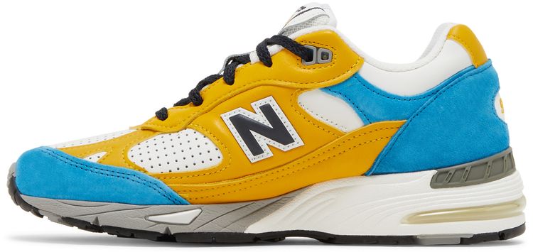 Sneakersnstuff x New Balance Wmns 991 Made in England Blue Yellow