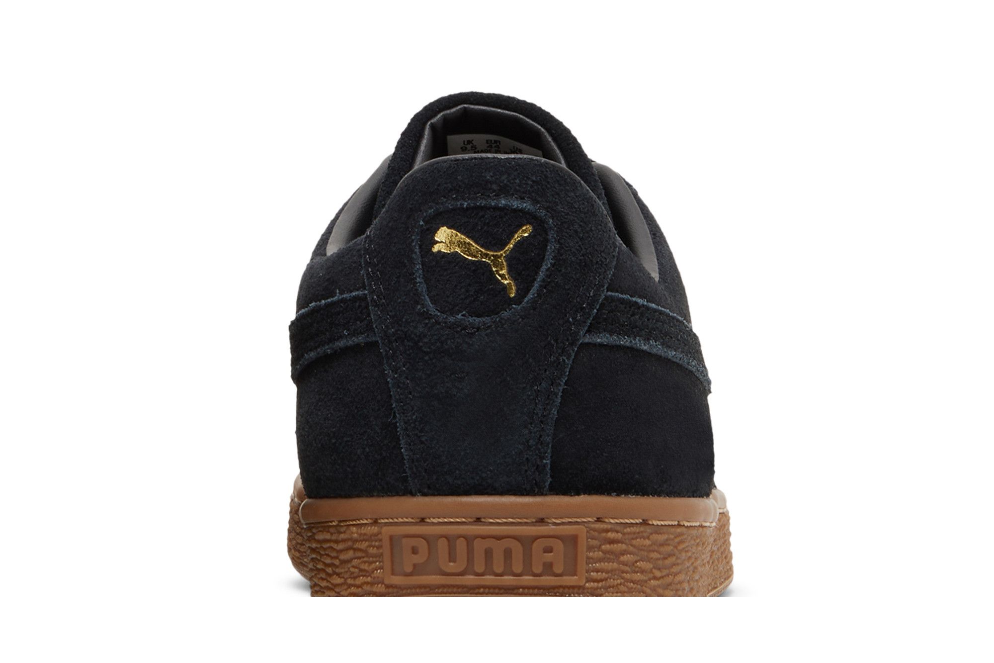 Puma suede black gum sole womens online