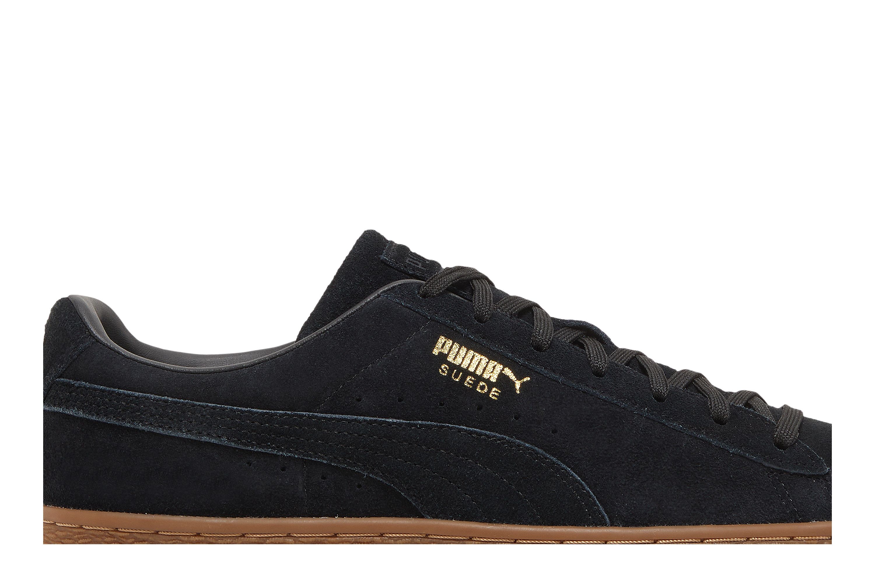 Puma suede classic black gum 2025