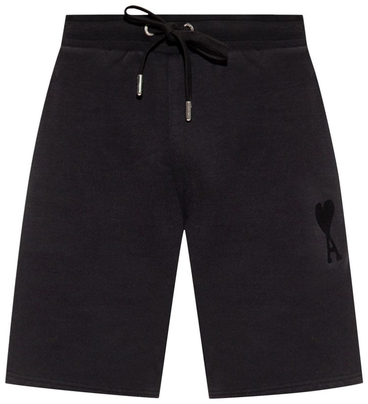 Ami Track Shorts Black