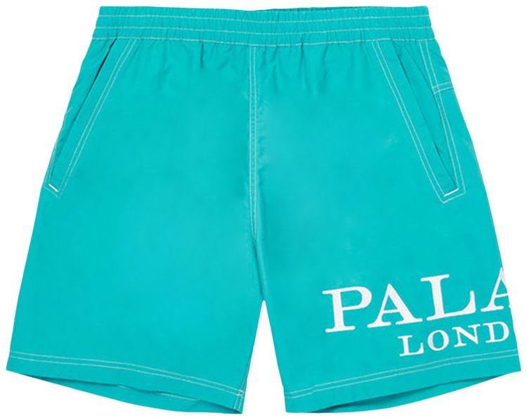 Palace London Swim Shorts Teal