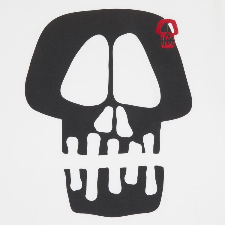 Stussy Jumbo Skull Tee White