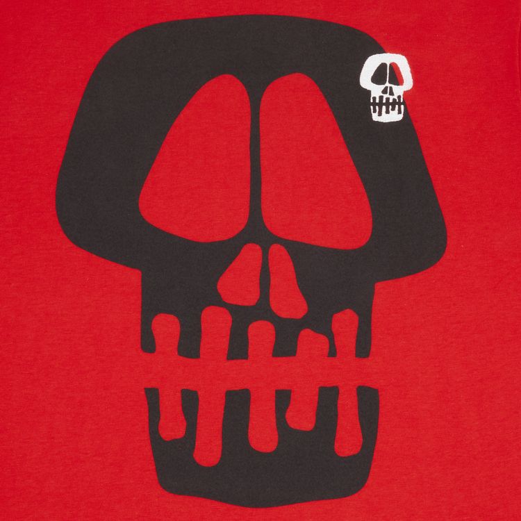 Stussy Jumbo Skull Tee Red