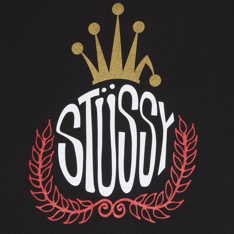 Stussy Crown Wreath Tee Black