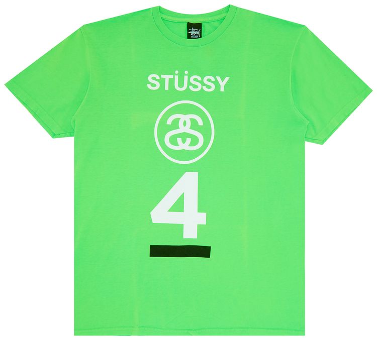 Stussy 4 Stack Tee Neon Green