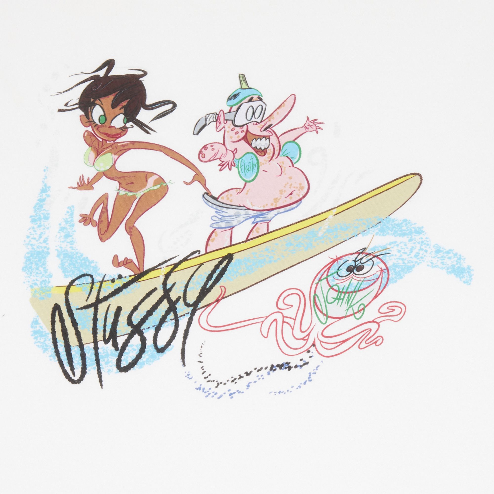 Buy Stussy John K Surf's Up Tee 'White' - 0535 100000103JKSU