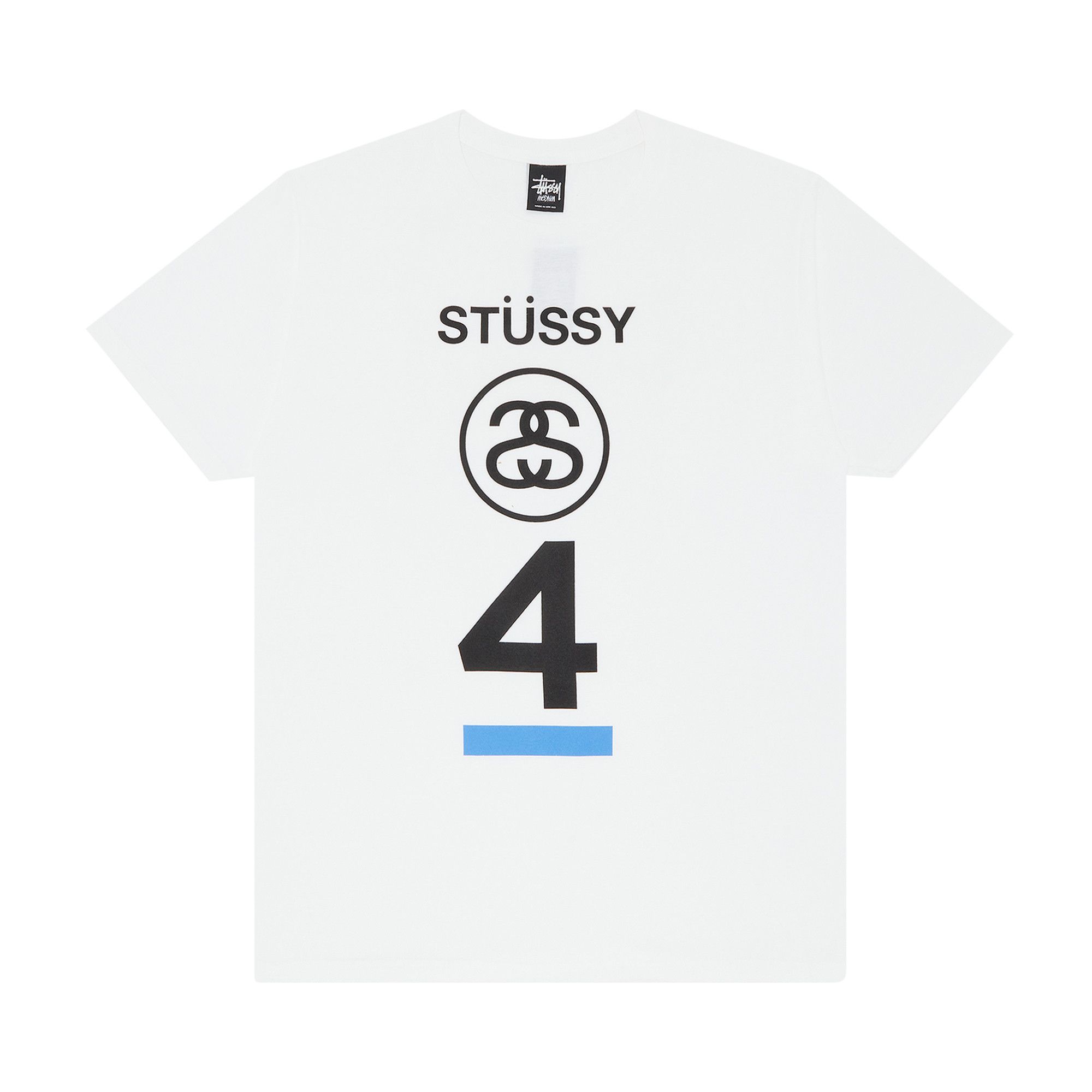 【STUSSY】 Tribe Stack T-Shirt White Stüssy Tribe Stack T-shirt White