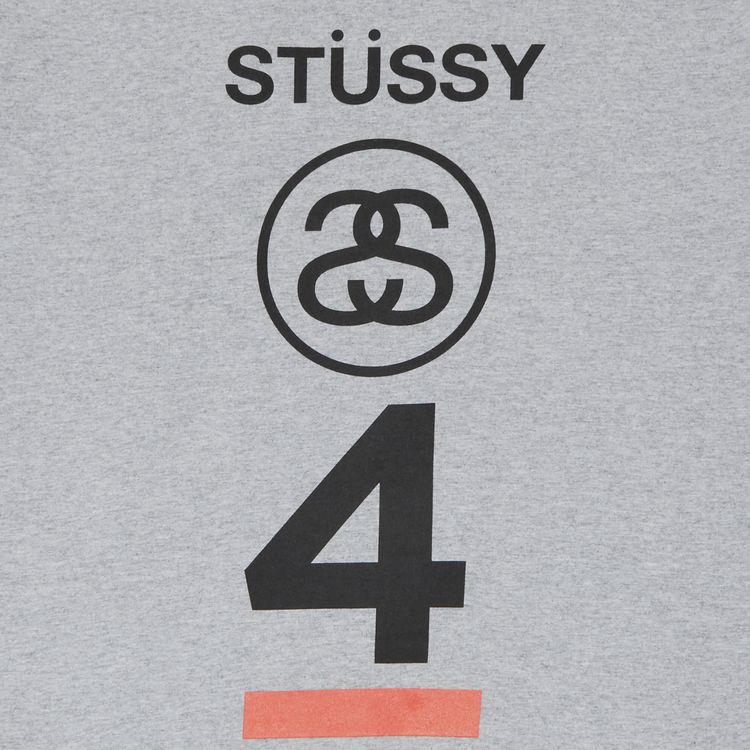 Stussy 4 Stack Tee Grey Heather