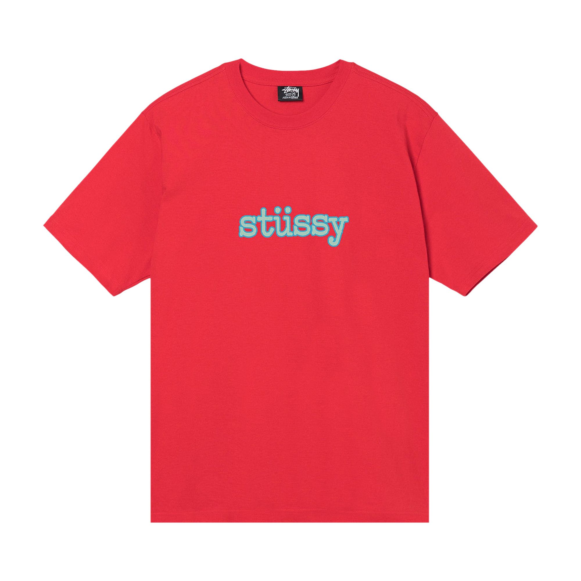 ★関税込★STUSSY★Stussy Typewriter T-Shirt★Tシャツ★ Buy Stussy Typewriter Tee 'Red' - 1904799 RED | GOAT