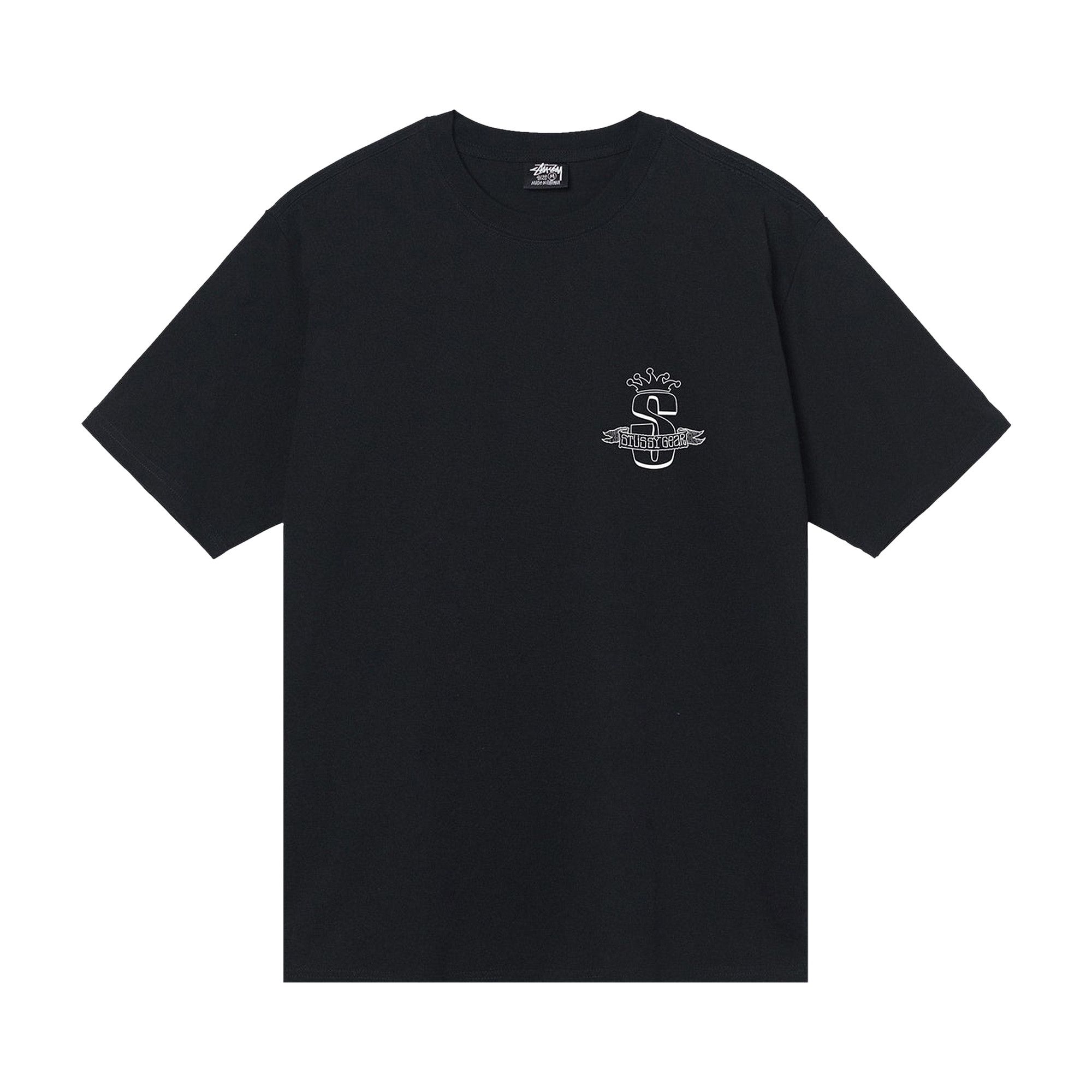 Buy Stussy Gear Banner Tee 'Black' - 1904797 BLAC | GOAT