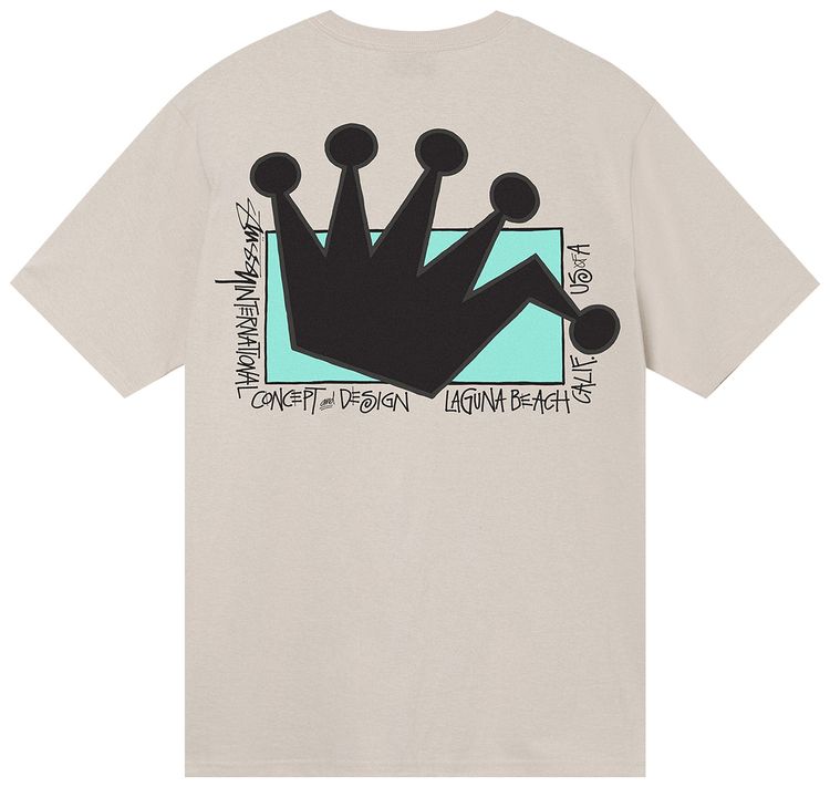 Stussy LB Crown Tee Smoke