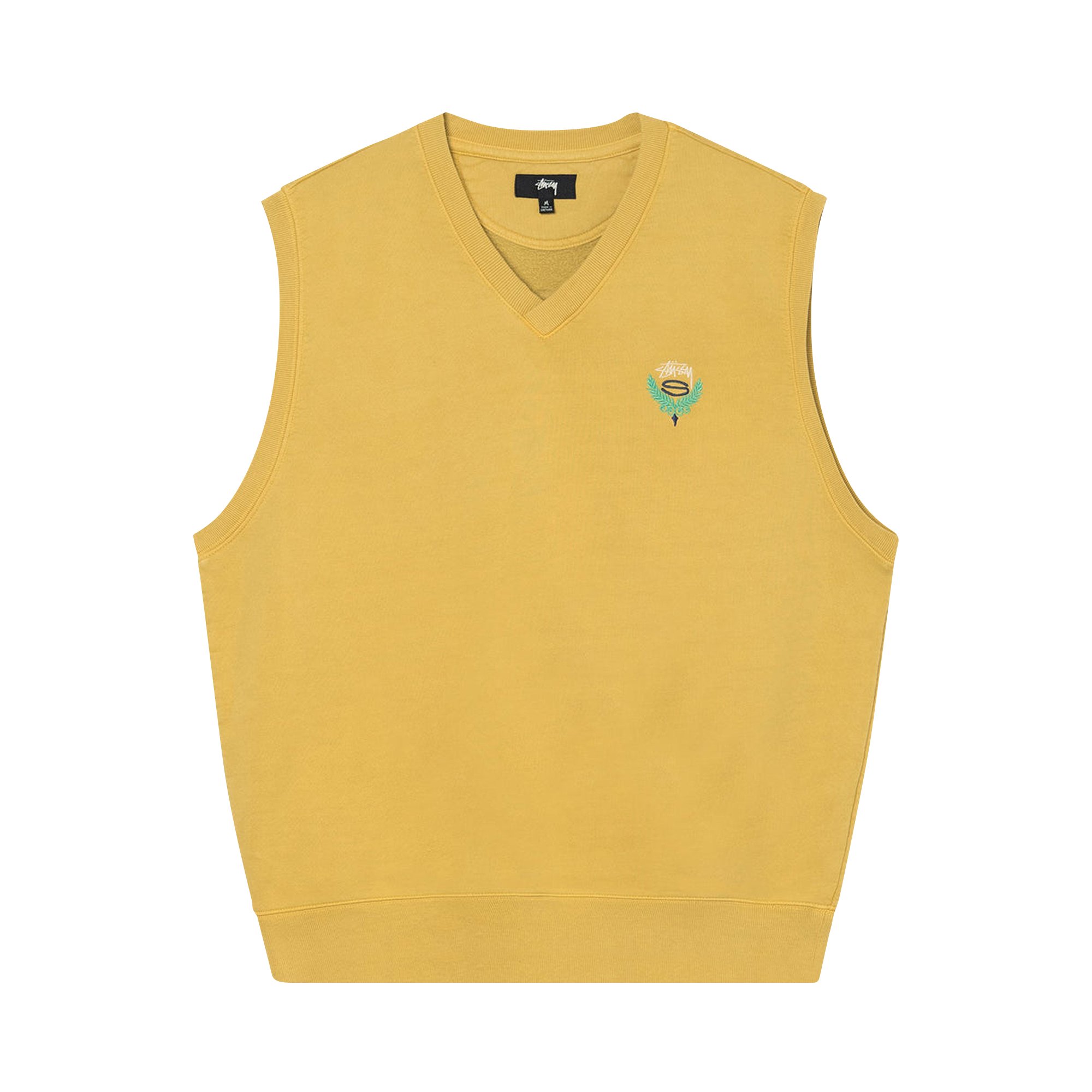 Buy Stussy Fleece Vest 'Yellow' - 118483 YELL | GOAT CA