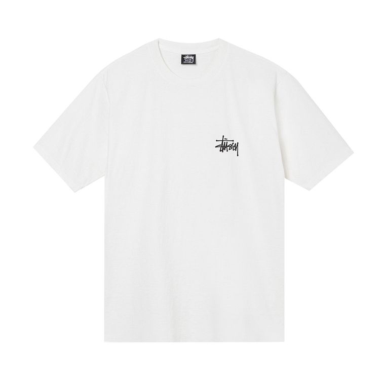 Stussy Skull Wings Pigment Dyed Tee White