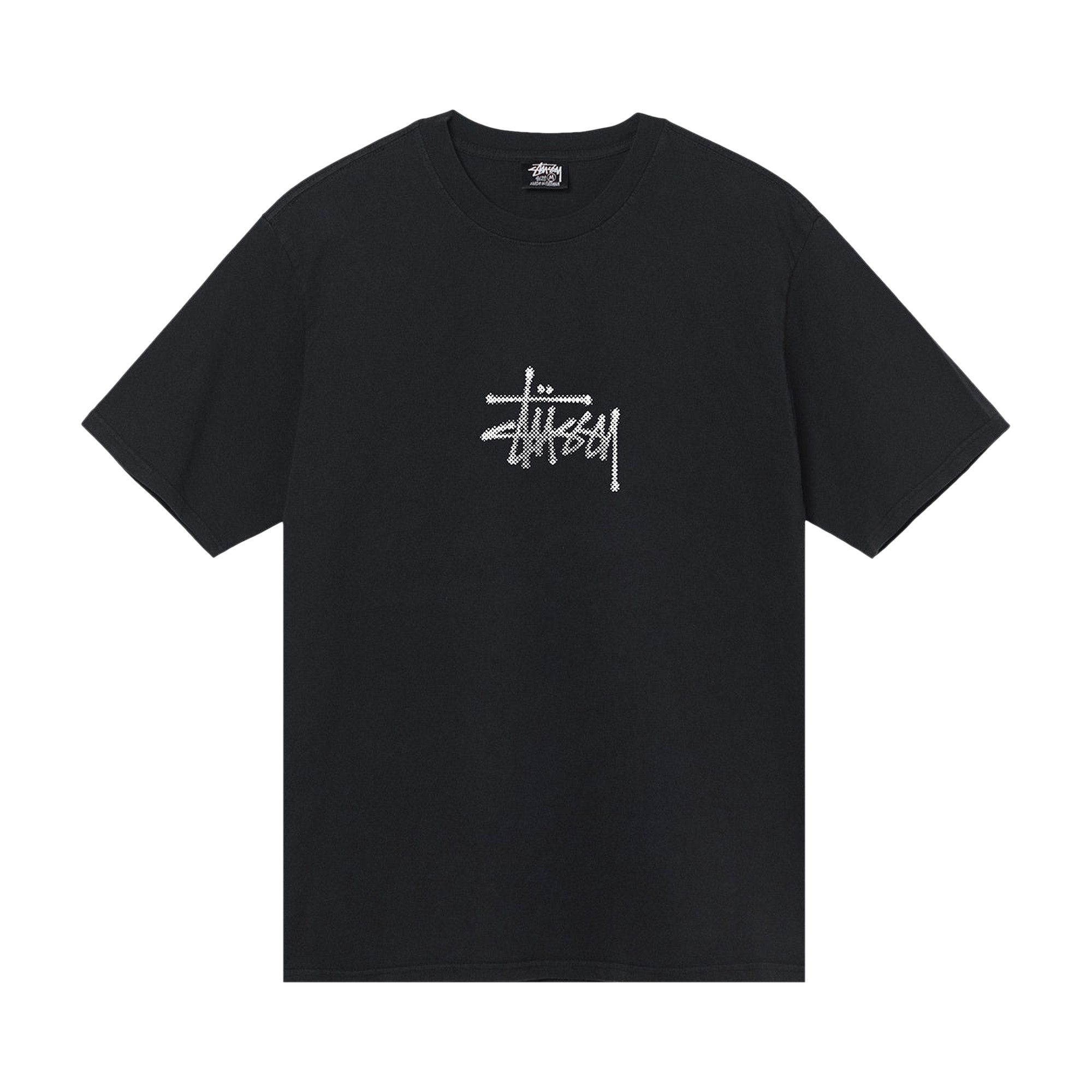 Buy Stussy Surf Tomb Pigment Dyed Tee 'Black' - 1904805 BLAC