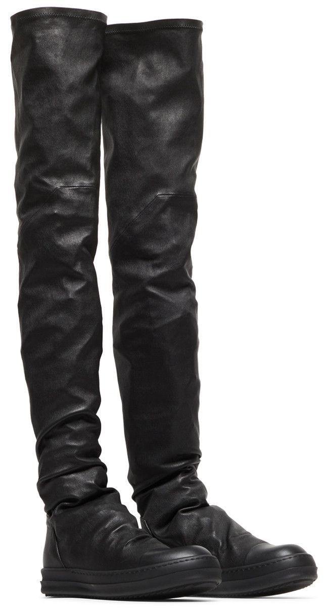 Rick Owens Wmns Fogachine Stockings Sneaker Black