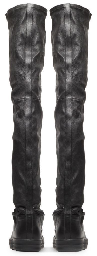 Rick Owens Wmns Fogachine Stockings Sneaker Black