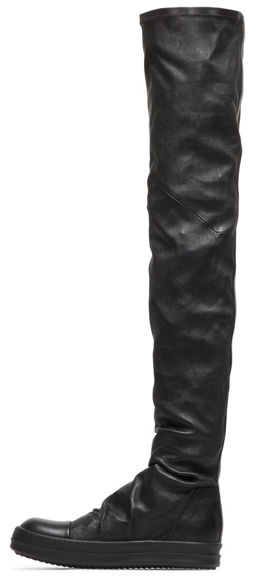 Rick Owens Wmns Fogachine Stockings Sneaker Black