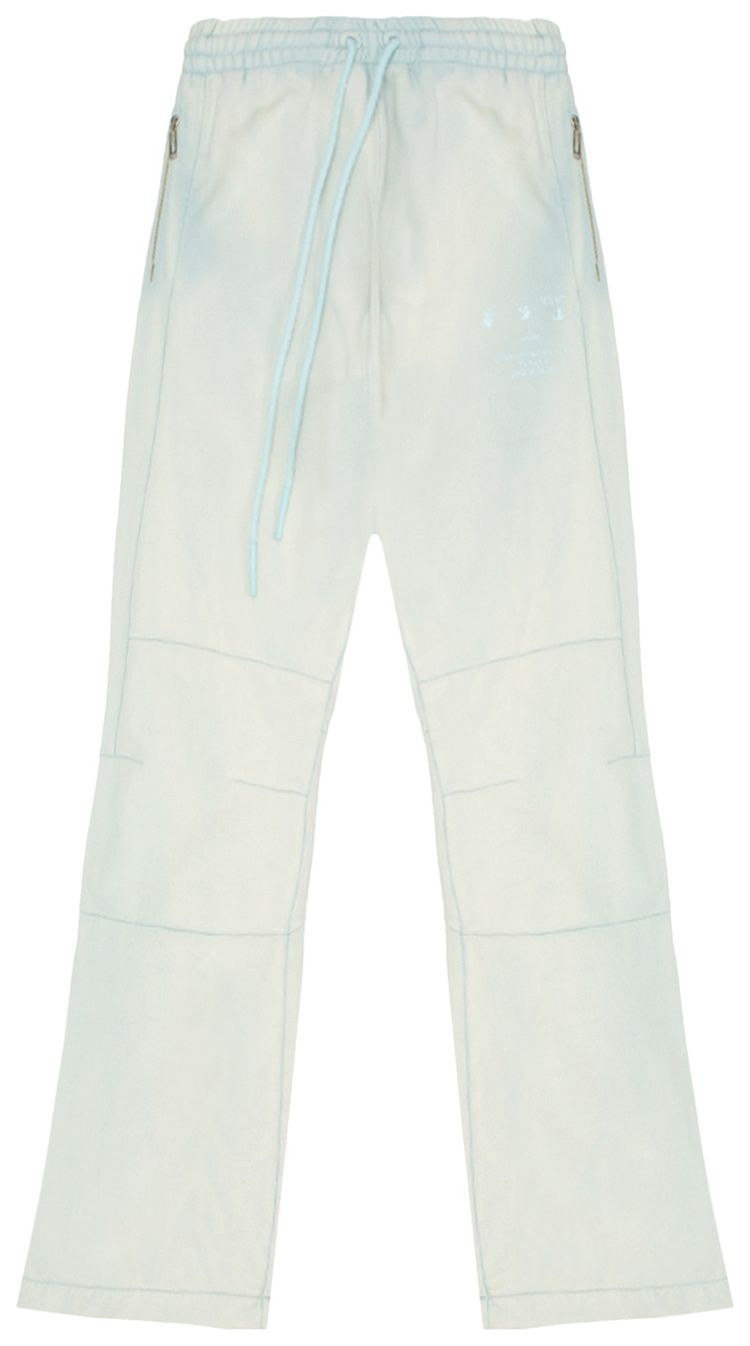 Off White Laundry Panelled Sweatpant Baby Blue