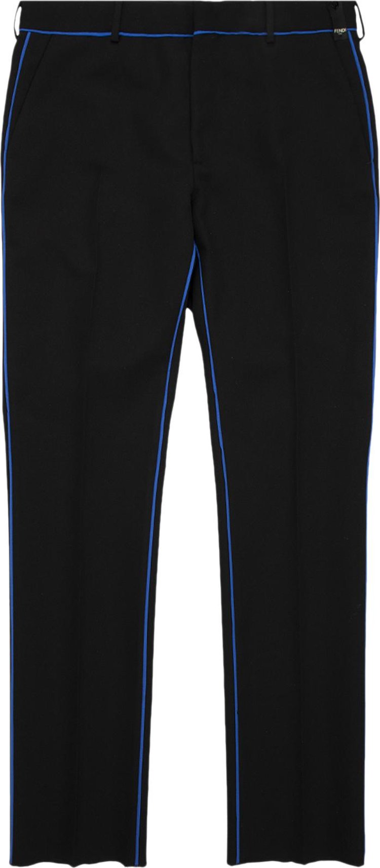 Buy Fendi Wool Gab And Piping Trousers 'Black' - FB0366 AGYN F0QA1 | GOAT