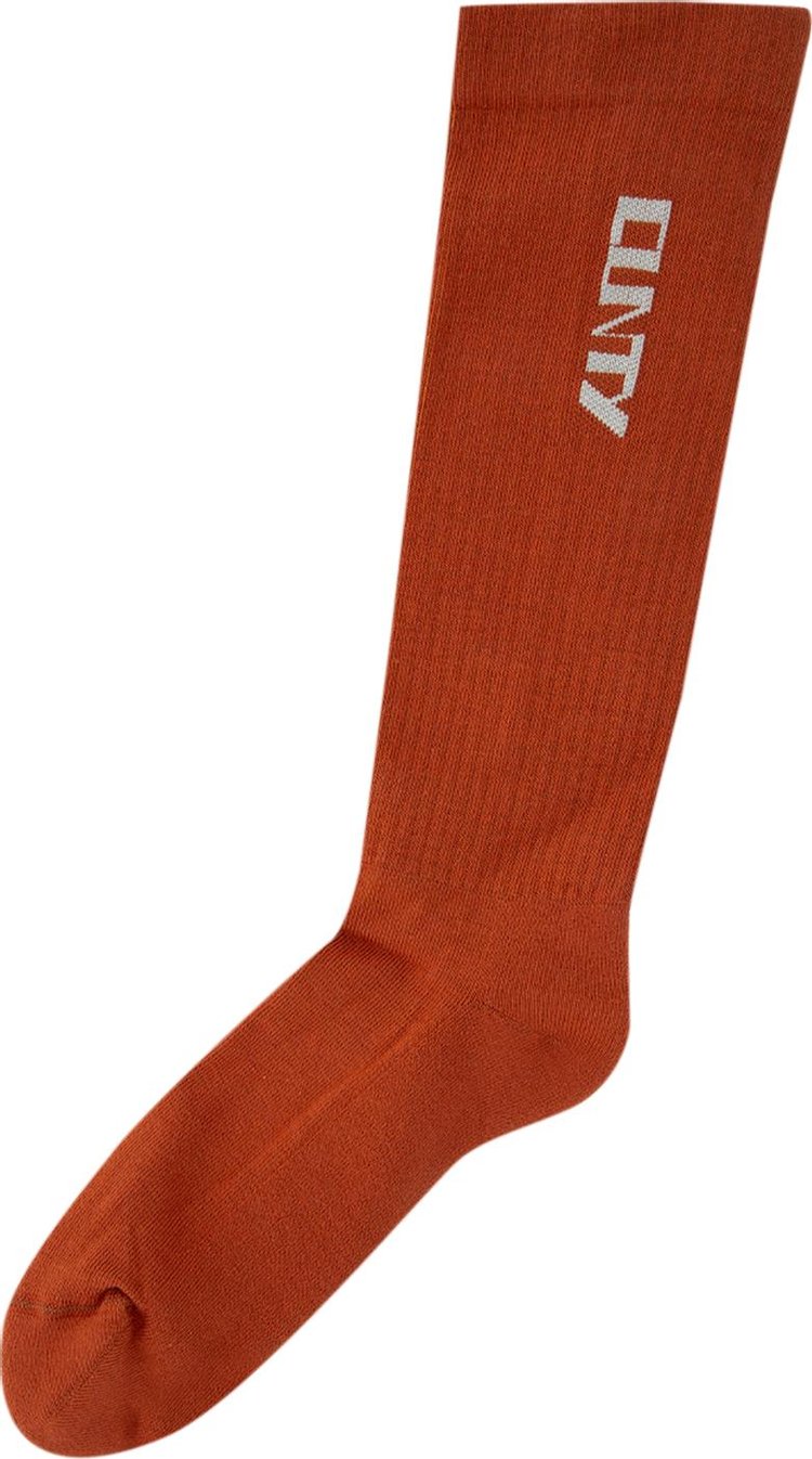 Rick Owens DRKSHDW Socks 'Orange/Oyster'