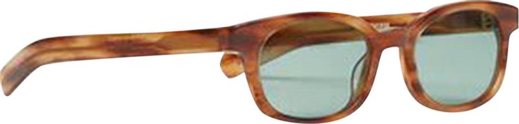 Flatlist Le Bucheron Sunglasses Donegal HornSolid Teal