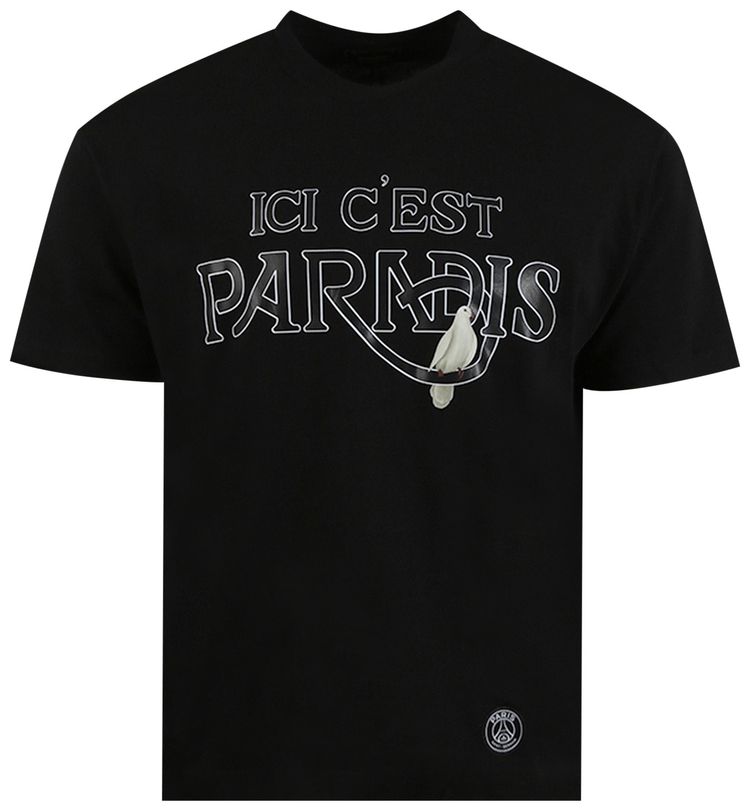 Paris Saint Germain Ici Cest Paris Tshirt Black