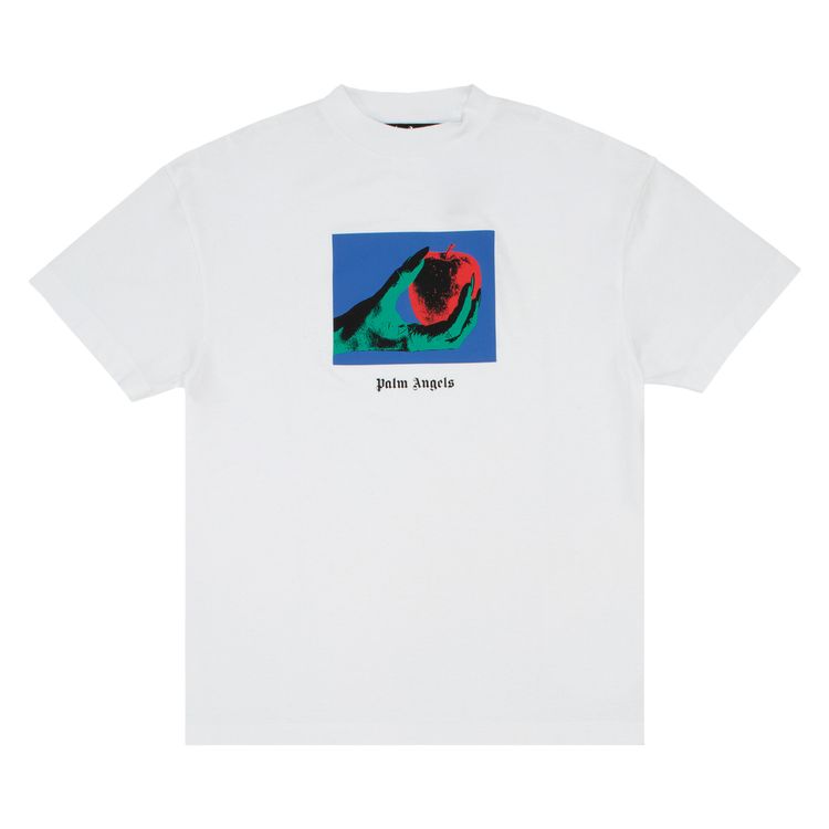 Palm Angels Apple Classic Tee WhiteRed