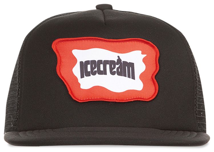 Icecream Inset Trucker Hat Black