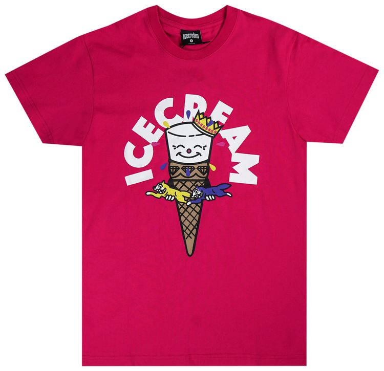 Icecream Visitation Tee Pink Peacock