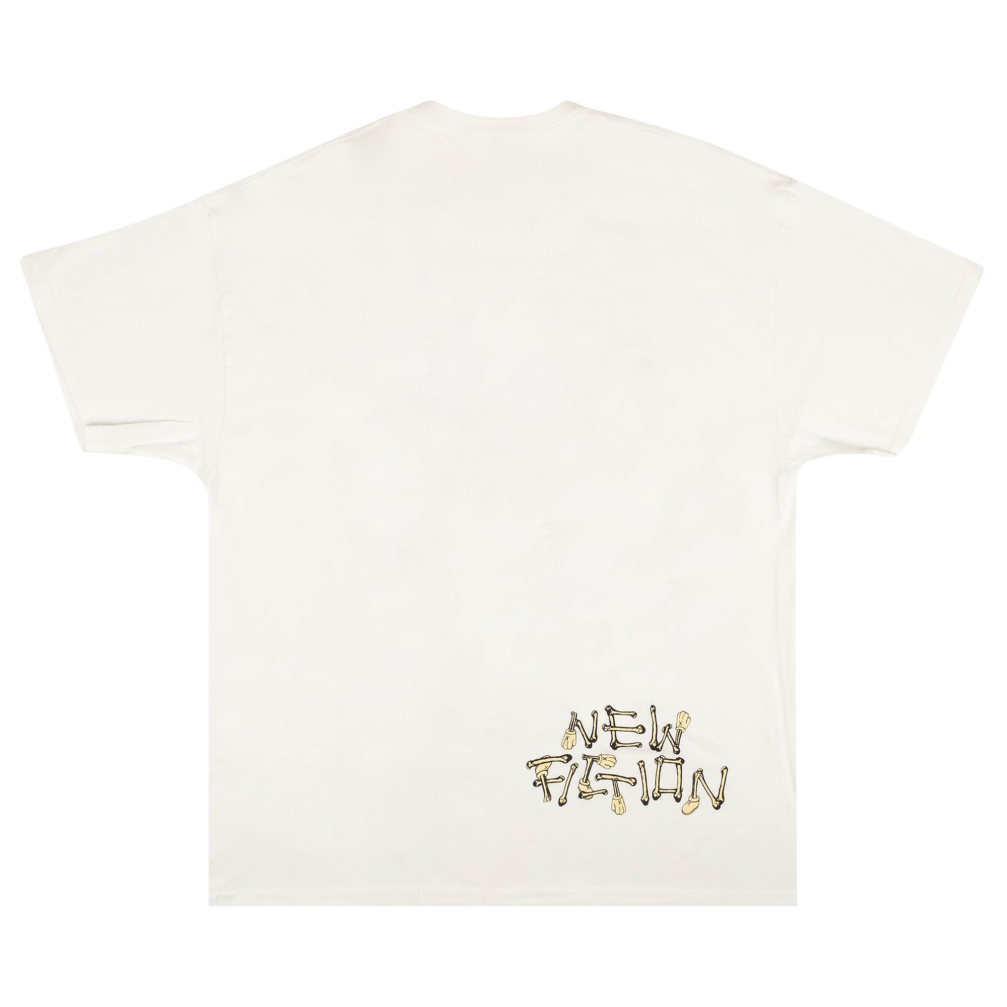 Buy KAWS Skeleton New Fiction Bone T-Shirt 'White' - KAWS