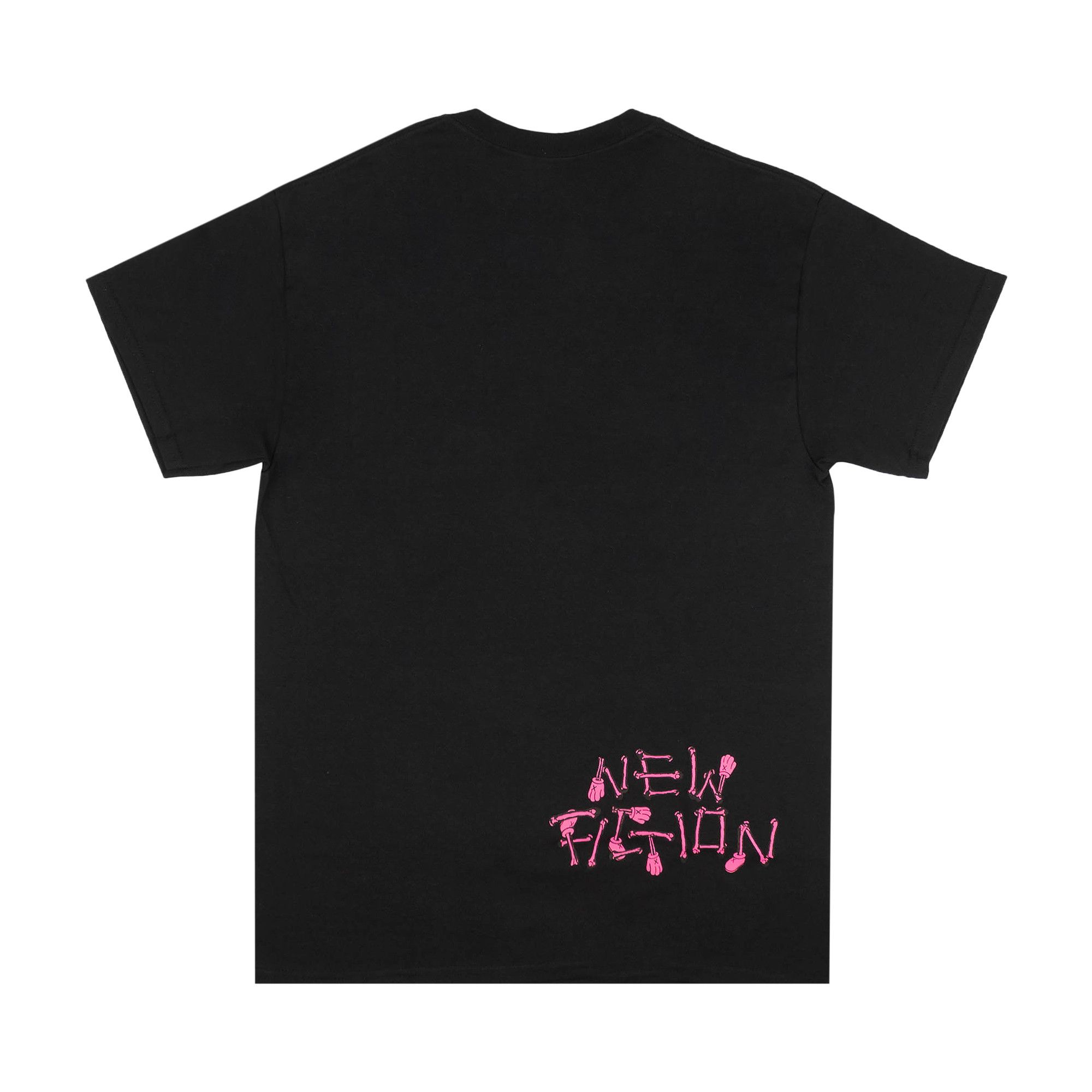 Buy KAWS Skeleton New Fiction Bone T-Shirt 'Black' - KAWS SS02