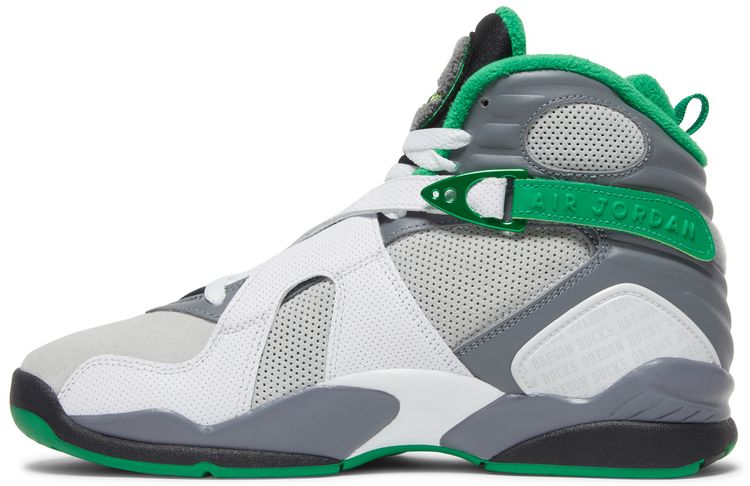 Air Jordan VIII University of Oregon Pure Platinum PE