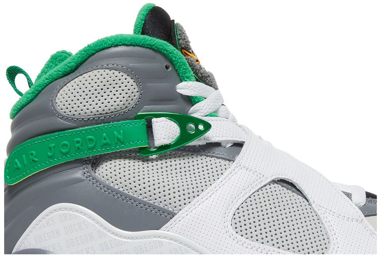 Air Jordan VIII University of Oregon Pure Platinum PE