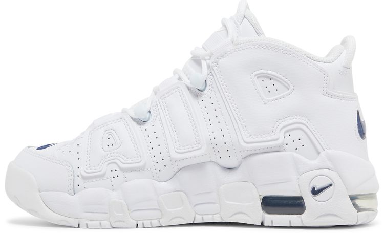 Nike Air More Uptempo GS White Midnight Navy