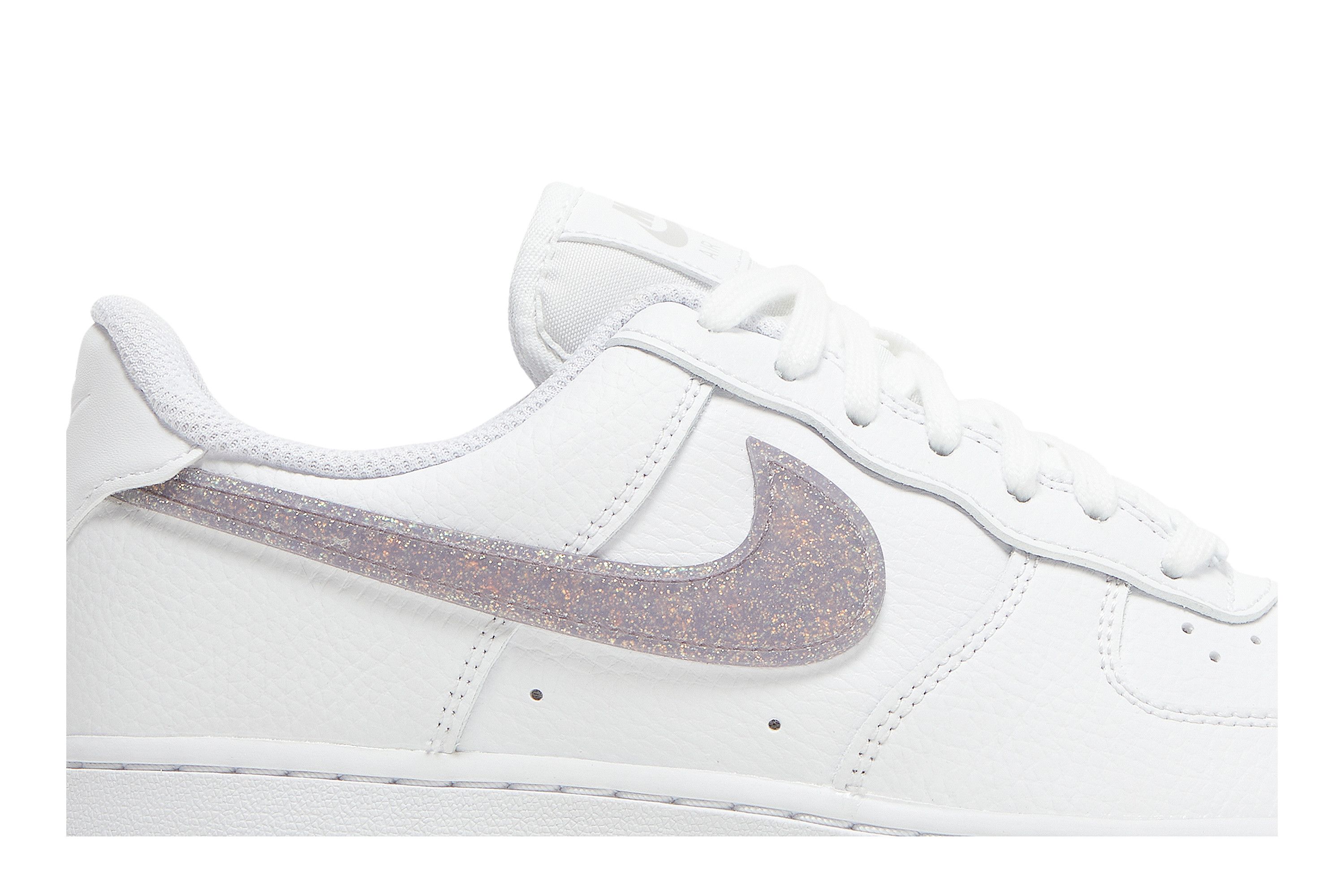 Nike air force glitter swoosh clearance