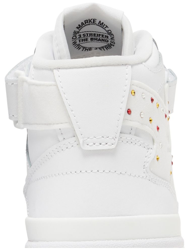 Swarovski x adidas Wmns Forum Mid White Black