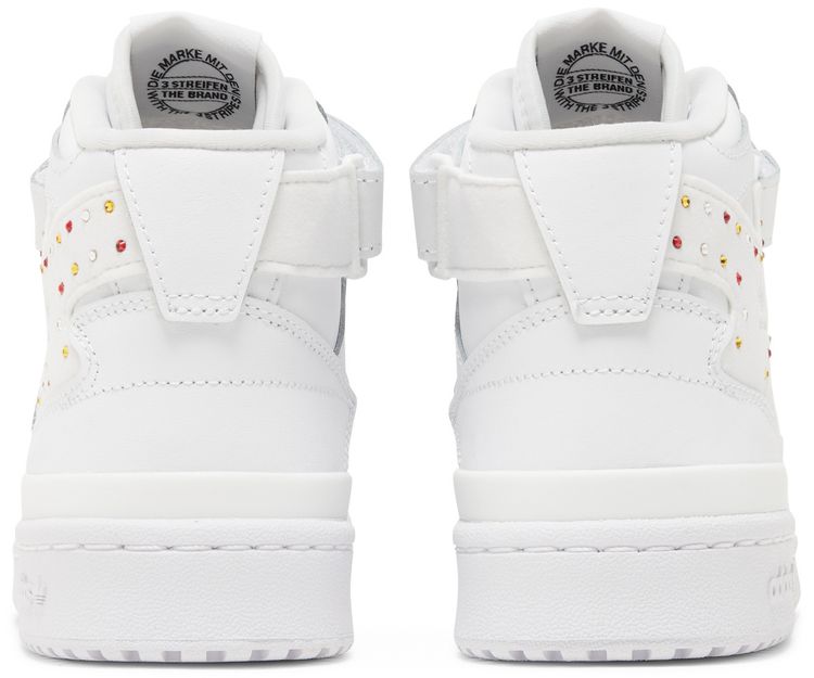 Swarovski x adidas Wmns Forum Mid White Black
