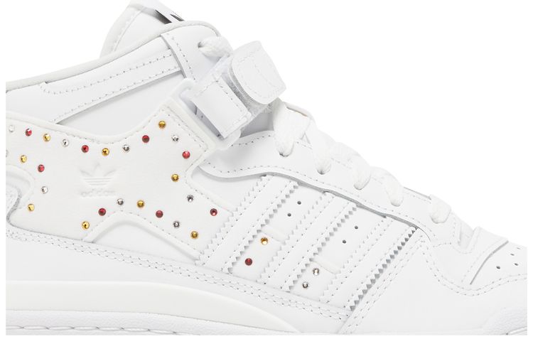 Swarovski x adidas Wmns Forum Mid White Black