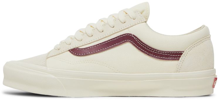 Vans OG Style 36 LX Classic White Pomegranate