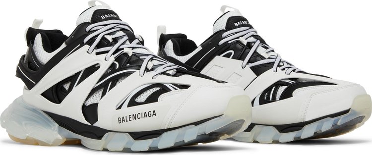 Balenciaga Track Sneaker Clear Sole   White Black