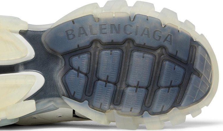 Balenciaga Track Sneaker Clear Sole   White Black