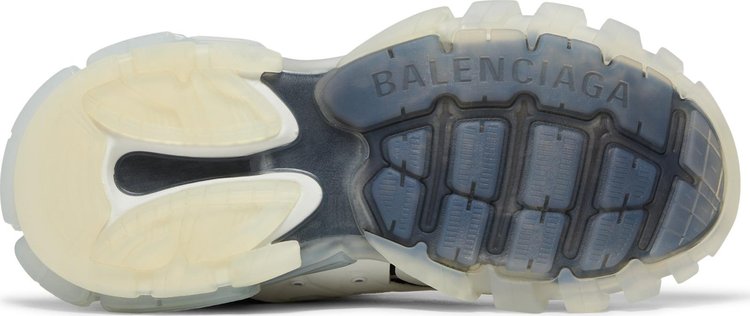 Balenciaga Track Sneaker Clear Sole   White Black